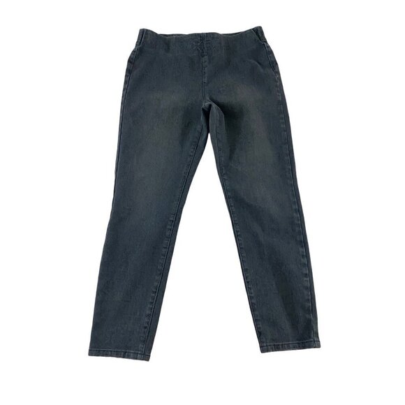 Soft Surroundings Women's Black Printed Jeggings - Medium - Picture 1 of 12